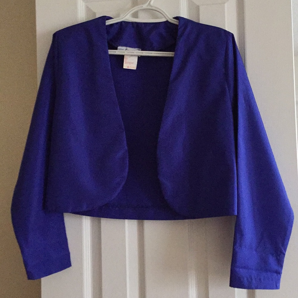 3/$25 - Vintage - Purple bolero jacket